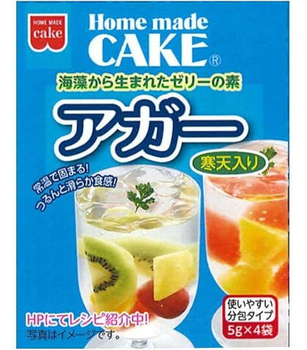 kanページ　ゼリー Amazon.co.jp: ホームメイド 共立食品 ゼリーの素(アガー) 20g : 食品
